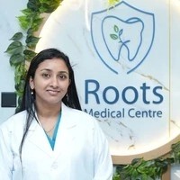 Dr. SRUTHI MS (MDS, ENDODONTIST) | ROOTS MEDICAL CENTRE, SHARJAH | ROOT CANAL TREATMENT | THE BEST GP DENTIST | طبيب أسنان