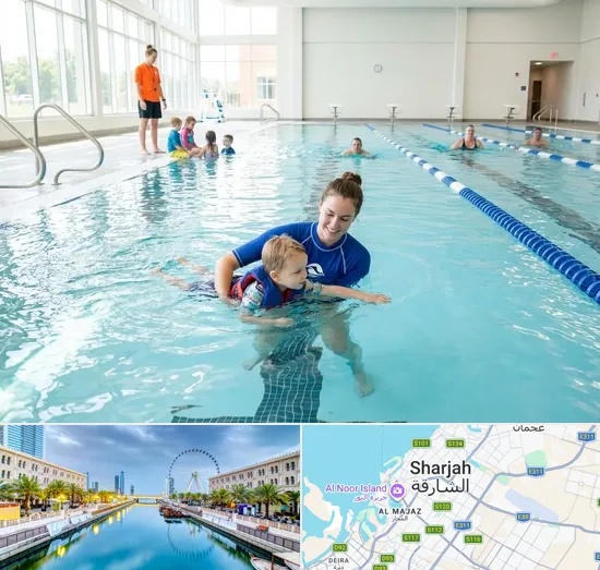 Swimming in Sharjah