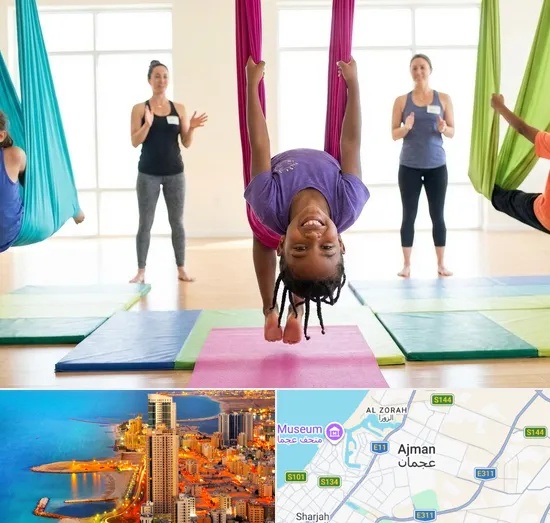 Kid's Aerial Yoga in Ajman