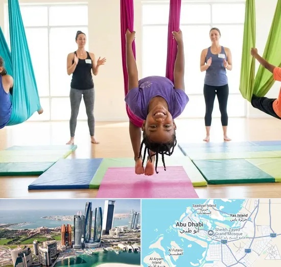 Kid's Aerial Yoga in Abu Dhabi