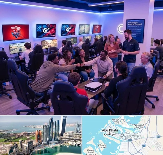Playstation Game Center in Abu Dhabi