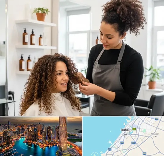 curly hair salon & specialists in Dubai