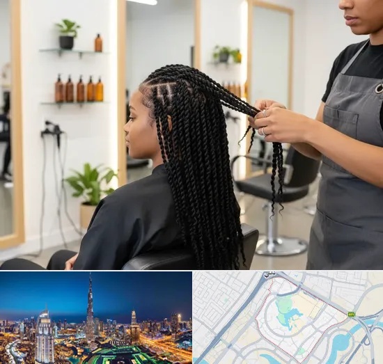 Hair Twists and Twist Outs in Downtown Dubai