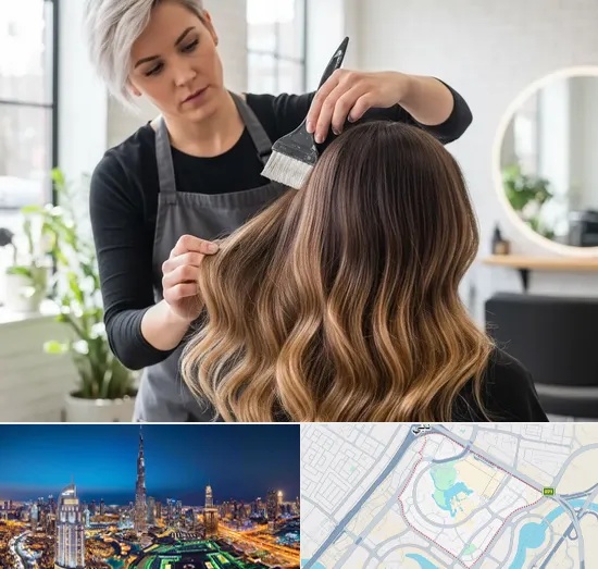 Balayage Hair Colouring in Downtown Dubai