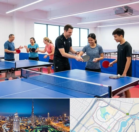 Table Tennis in Downtown Dubai