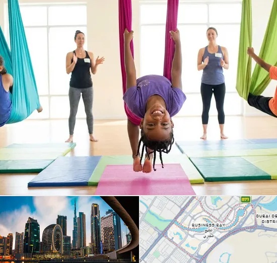 Kid's Aerial Yoga in Business Bay