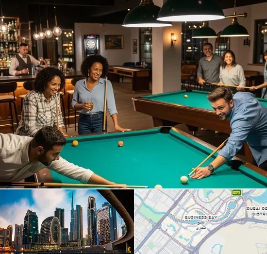 Billiards Bar in Business Bay