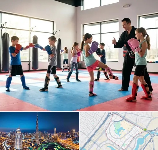 Kids Kickboxing in Downtown Dubai