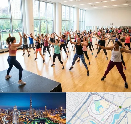 Aerobics in Downtown Dubai
