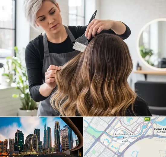 Balayage Hair Colouring in Business Bay