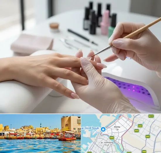 Gel Nail Extensions in Deira