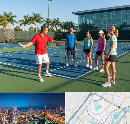Tennis in Downtown Dubai