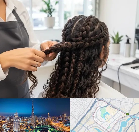 Hair Braiding in Downtown Dubai