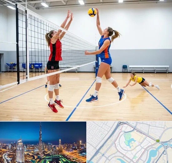 Volleyball in Downtown Dubai