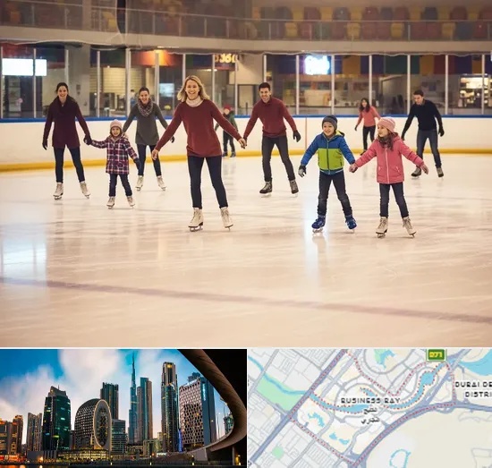 Ice Skating in Business Bay