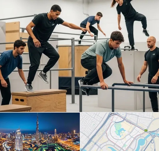 Parkour in Downtown Dubai