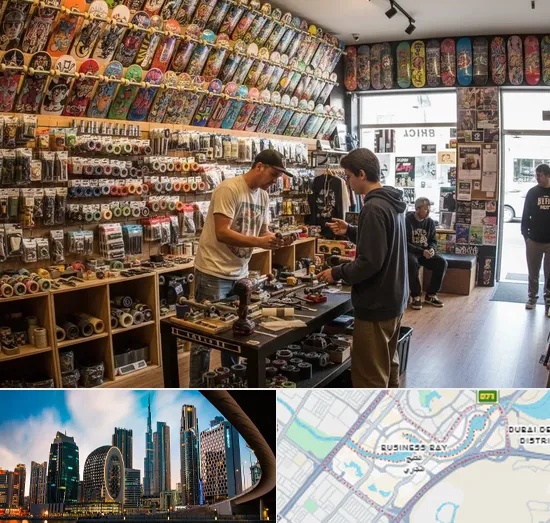 Skateboard Shop in Business Bay