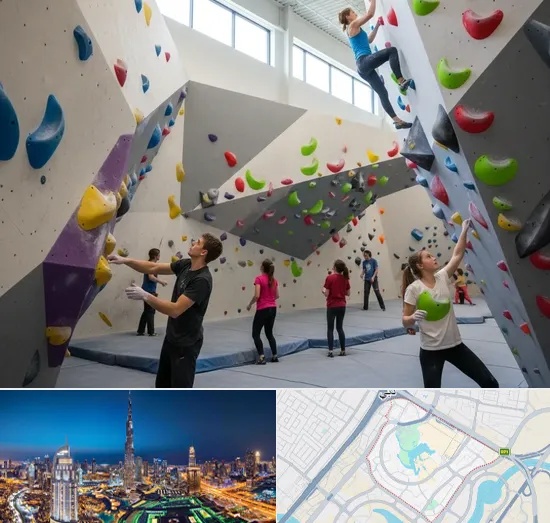 Rock Climbing in Downtown Dubai