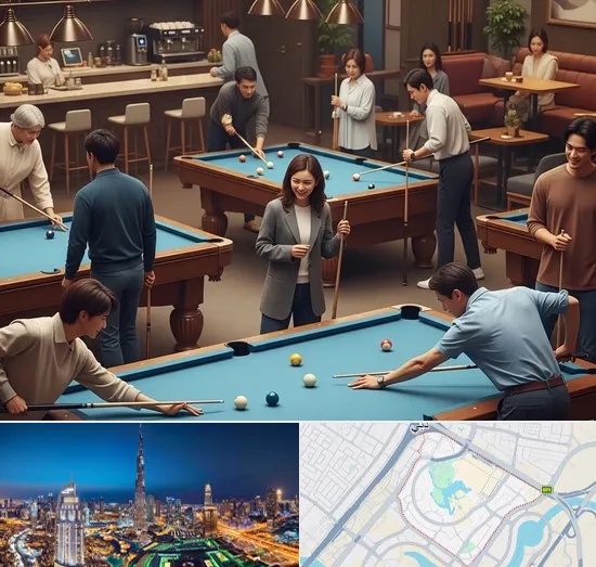 Billiards Cafe in Downtown Dubai