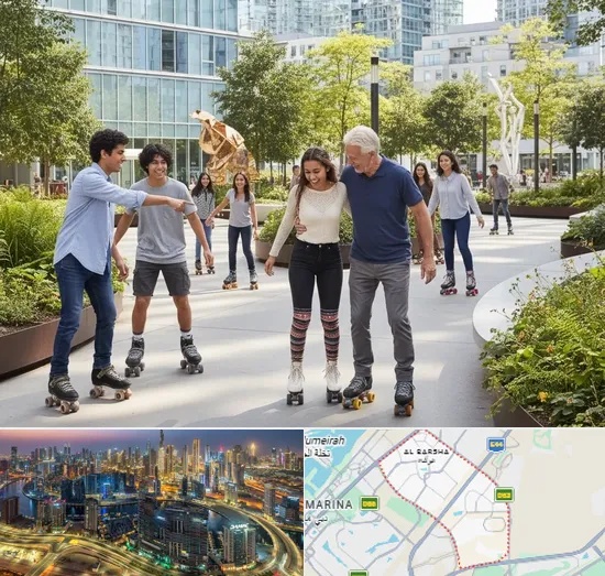 Roller Skating in Al Barsha