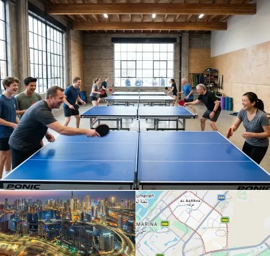 Table Tennis Clubs & Court in Al Barsha