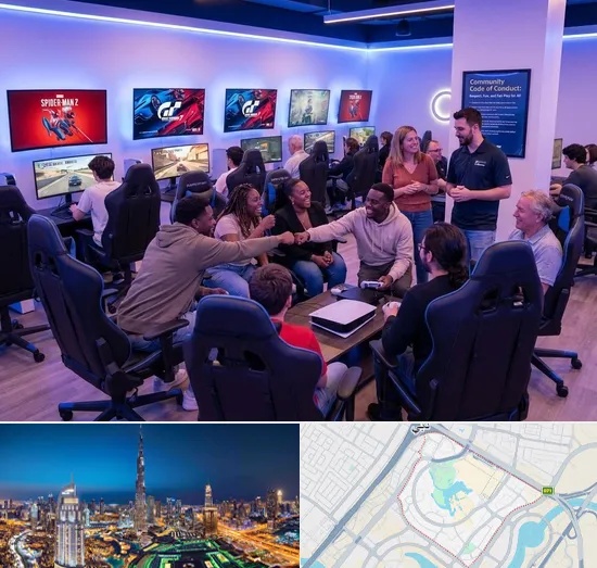 Playstation Game Center in Downtown Dubai