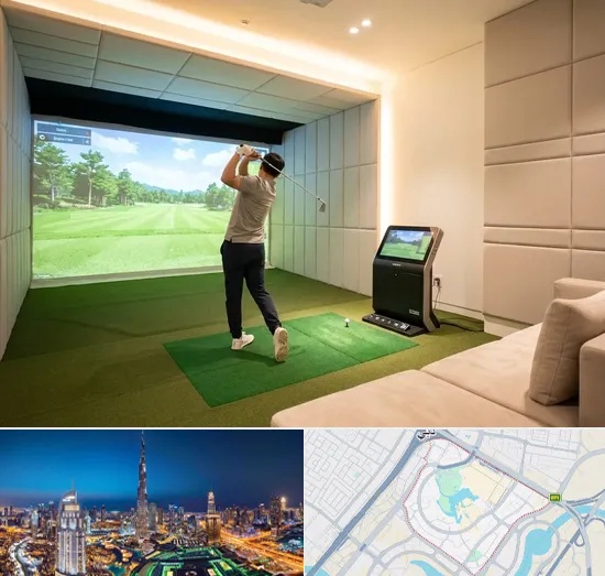 Golf Simulator in Downtown Dubai