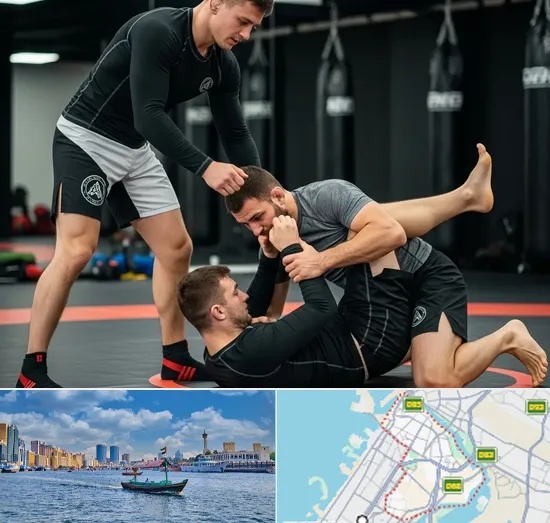 Wrestling in Bur Dubai