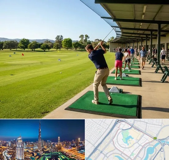 Golf Driving Range in Downtown Dubai