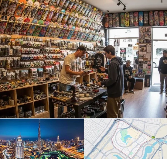 Skateboard Shop in Downtown Dubai