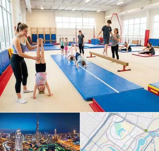 Gymnastics in Downtown Dubai