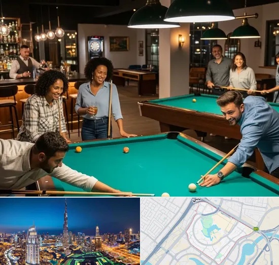 Billiards Bar in Downtown Dubai