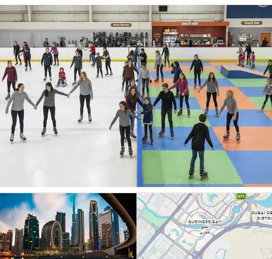 Skating in Business Bay