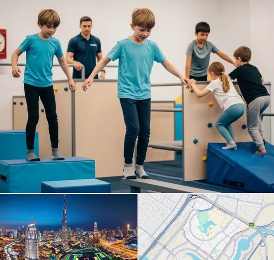 Kids Parkour in Downtown Dubai